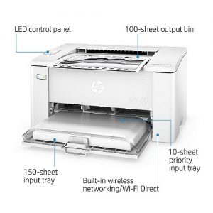 HP LaserJet Pro M102w printer 2