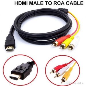 HDMI-Male to 3 RCA Video Audio AV Cable